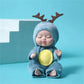 🎅Christmas Hot Sale 50% OFF! ✨Mini Lifelike Realistic sleeping baby doll set with animal costumes