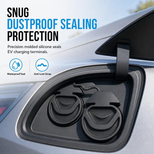 Integrated Silicone Waterproof and Dustproof Charging Port Protective Cover Cap