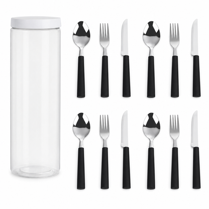 Stainless Steel Flatware Set for Hotel and Home Use