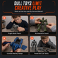 Retractable Light Up Flame Claws Toy with LED Light Effects
