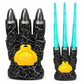 Retractable Light Up Flame Claws Toy with LED Light Effects