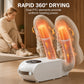 Foldable Shoe Dryer with Smart Timer and UV Light