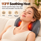 Ergonomic Lumbar Support and Heated Neck Massager Pillow
