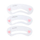 3-Piece Eyebrow Stencil Kit for Perfect Brow Shapes