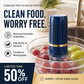 Purepod Produce Cleaner, Portable Capsule OH-ion Fruit & Vegetable Washer