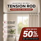 🥼👚 Create storage space anywhere anytime！Adjustable No-Drill Tension Rod