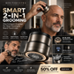 ⚡ LIMITED-TIME 50% OFF! 🪒 2-in-1 Smart Head Shaver & Beard Trimmer – Easy Grooming, Rinsable Head & Digital Display 🔥