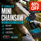 6-inch Cordless Mini Chainsaw with 2 Batteries